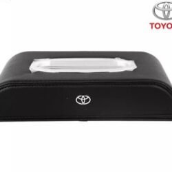 Toyota Car Tissue Box High Quality  – Leather Black