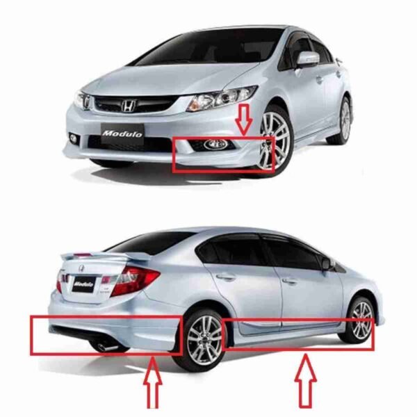 Honda Civic 20122015 Body Kit Modulo Style Car Boulevard