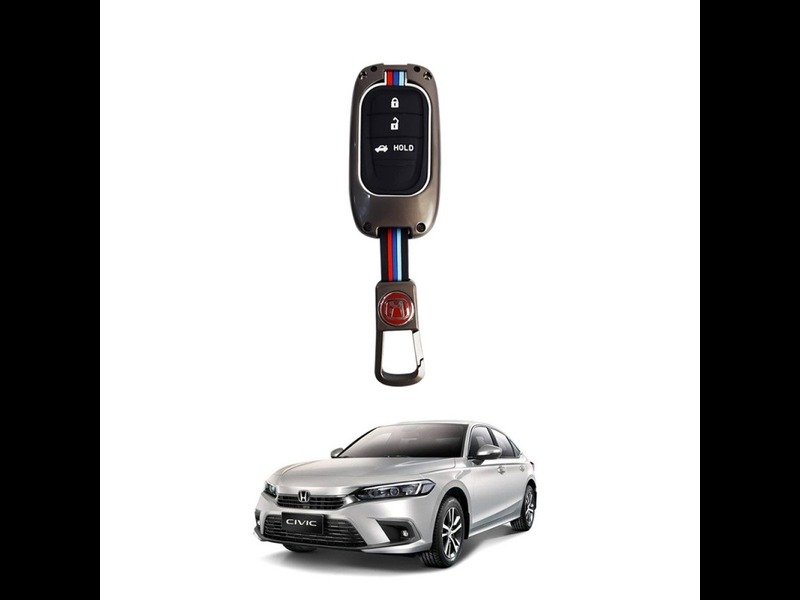 Honda Civic Oriel 2023-2024 Key Cover With Metal Shell