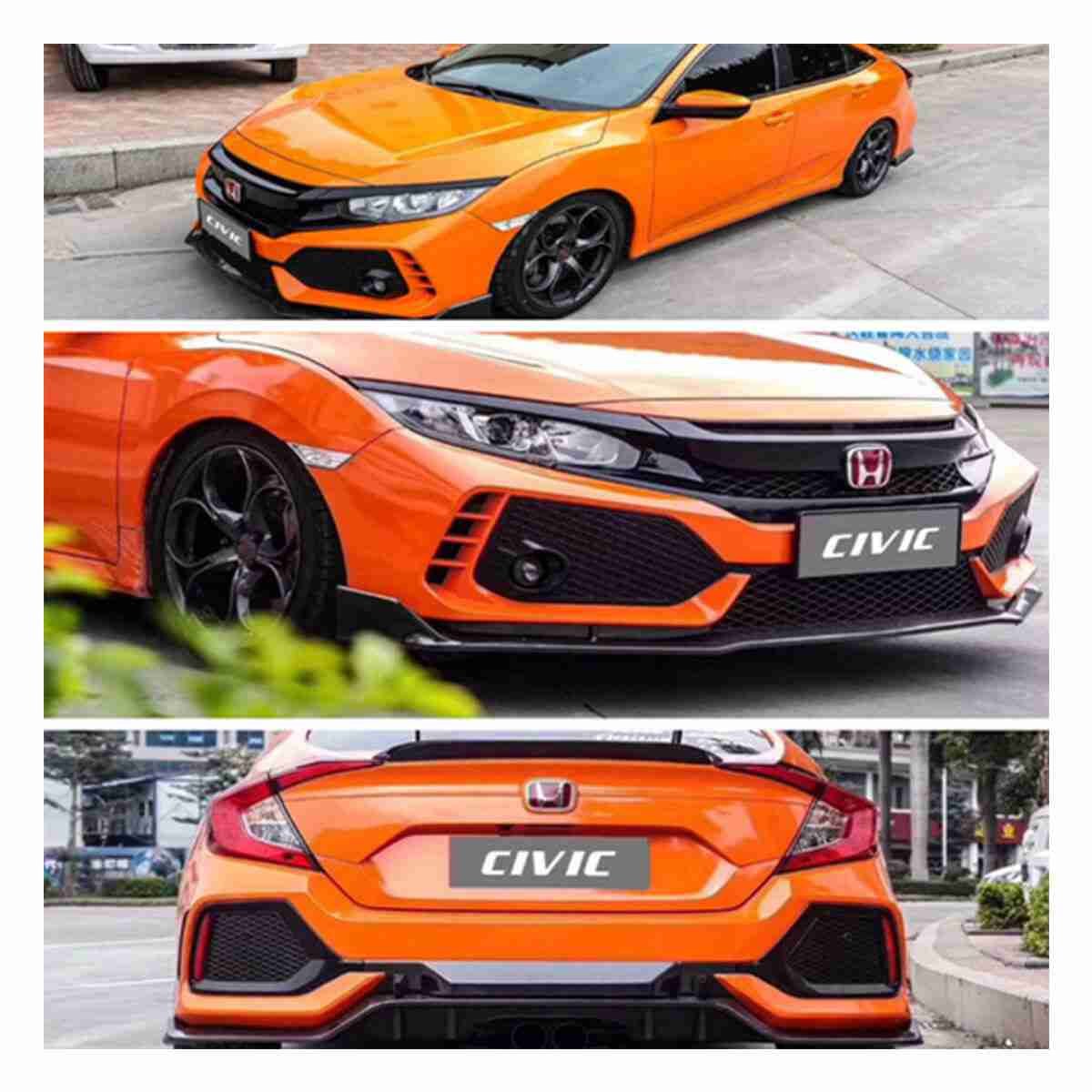 Honda Covic 2016-2020 Type R Body Kit With Side Panel