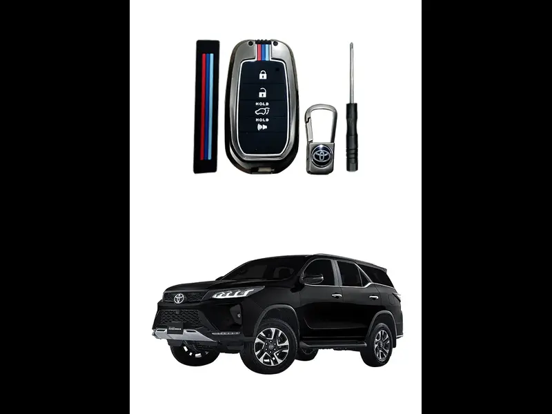 Toyota Fortuner Key Cover With Metal Shell